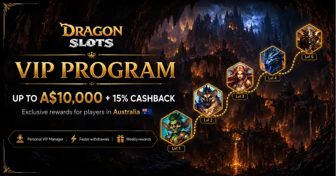 Dragon Slots Casino VIP banner
